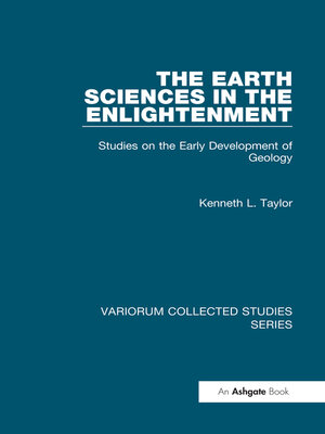 cover image of The Earth Sciences in the Enlightenment